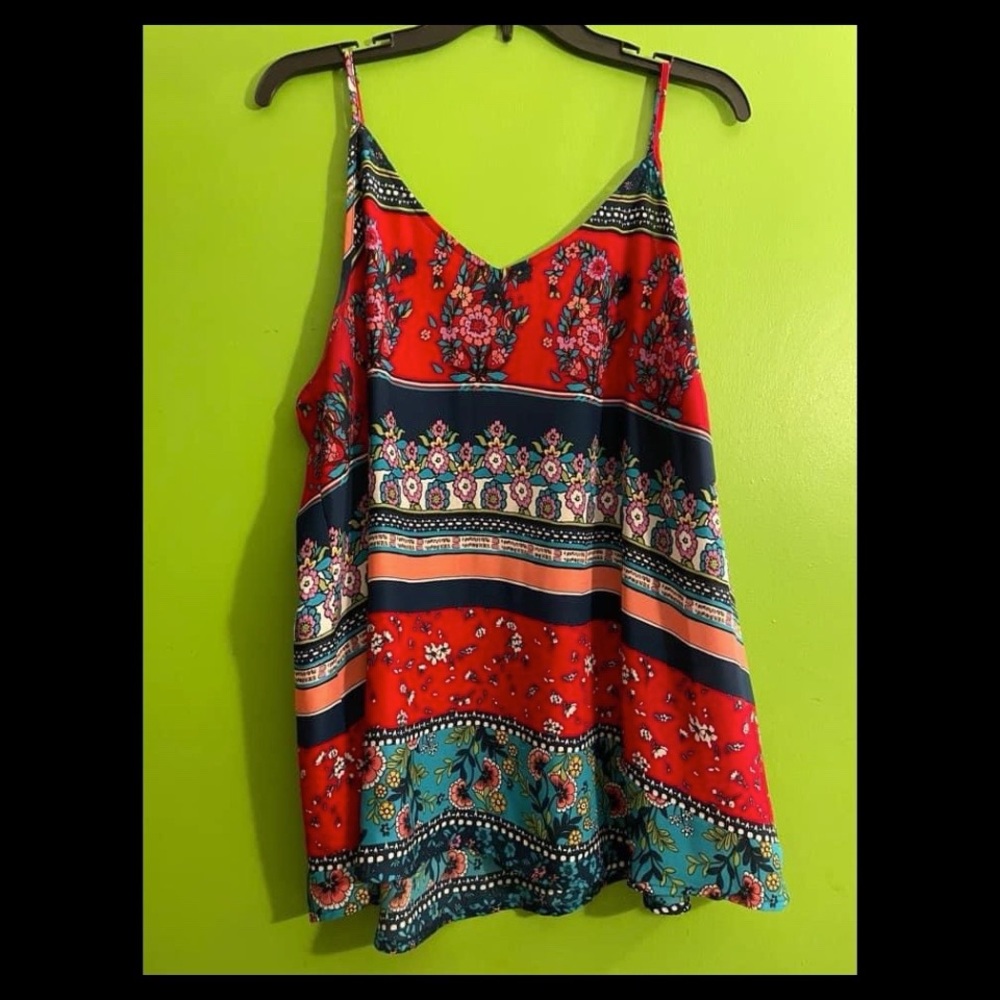 Multi colored tank
